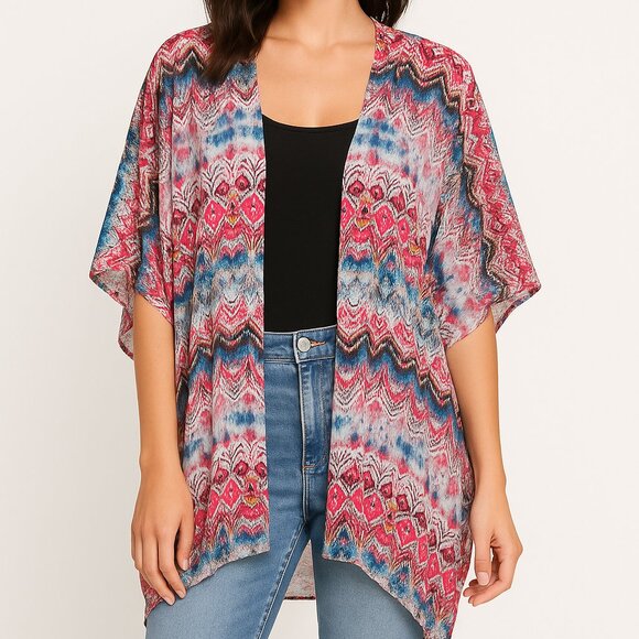 Karen Kane Other - Karen Kane Printed Open-Front Kimono | Size M/L
